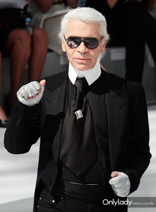 比如老佛爷karl lagerfeld.