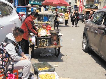 台州椒江:重现江湖的流动摊点