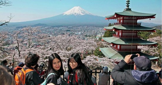 满园春色:有山有花有宝塔 日本公园名扬海外