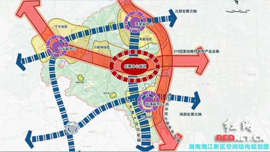 湘江新区高清规划图