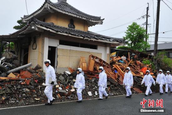 日本内阁府估算熊本地震损失最多可达4.6万亿