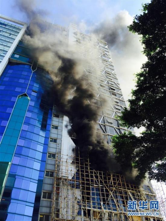 香港一在建酒店发生火灾