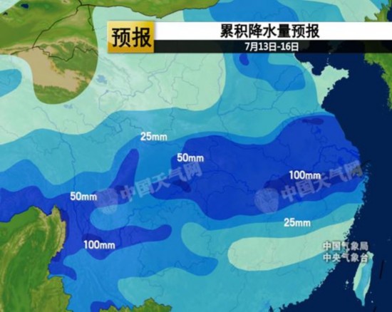 明起南方将再迎强降雨 需防叠加效应