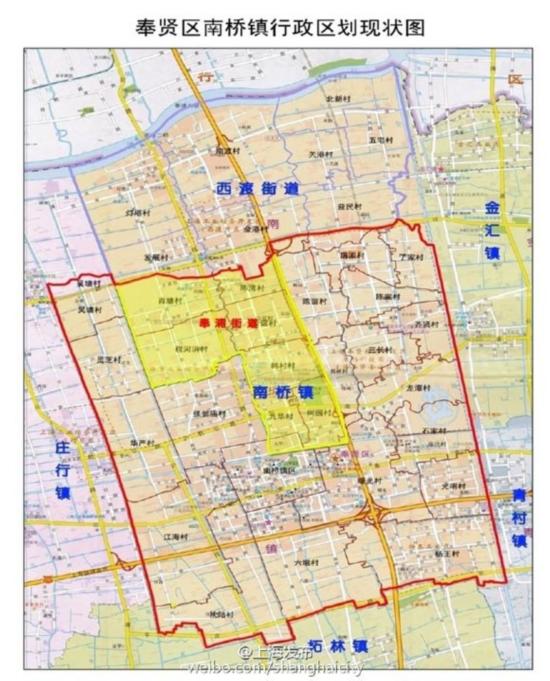 该办事处行政区域范围东至s4沪金高速公路;南至浦南运河;西边界沿横泾