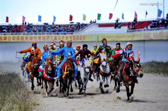 CHINA-TIBET-NAGQU-HORSE RACING FESTIVAL (CN)