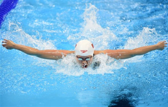 组图女子200米蝶泳中国选手周羿霖获得第五名3