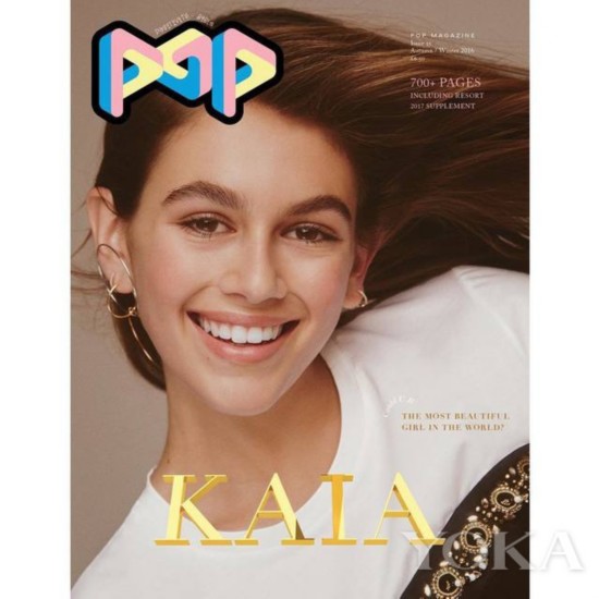 Kaia GerberChanel A/W16mPop Magazinenʭj