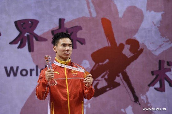 (SP)CHINA-FUZHOU-WUSHU TAOLU-WORLD CUP