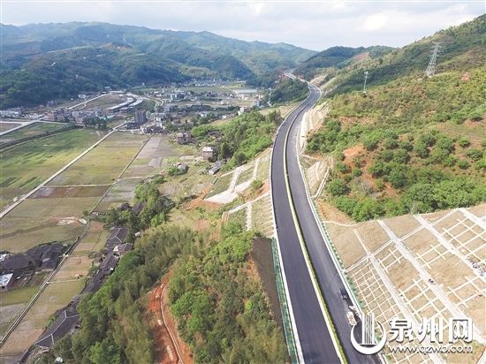 厦沙高速年底全线通车 泉州去闽西北缩短60公