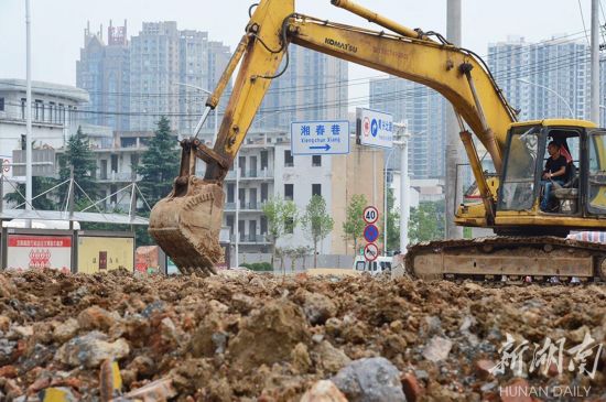 带你玩穿越，长沙历史步道黄兴北路段开建