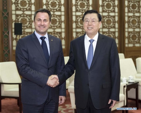 CHINA-BEIJING-ZHANG DEJIANG-LUXEMBOURG-MEETING (CN)