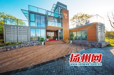 全国首个集装箱酒店落户扬州 可抗12级台风