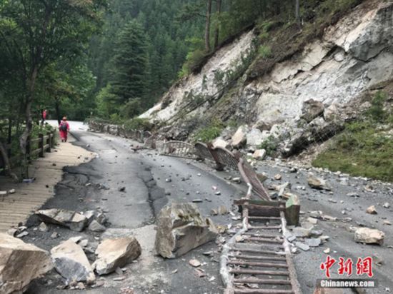 九寨沟地震致绵阳平武11个乡镇受灾 经济损失