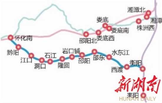 怀邵衡铁路预计2018年2月完成全线铺轨任务