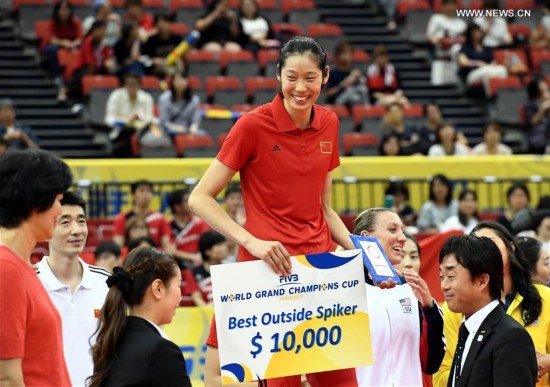 (SP)JAPAN-NAGOYA-VOLLEYBALL-FIVB-WOMEN'S GRAND CHAMPIONS CUP-CHINA