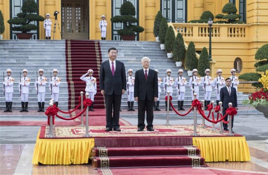 VIETNAM-HANOI-CHINA-XI JINPING-NGUYEN PHU TRONG-TALKS