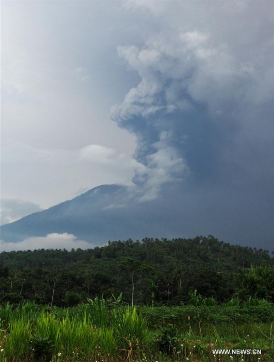 INDONESIA-BALI-MOUNT AGUNG-ERUPTION