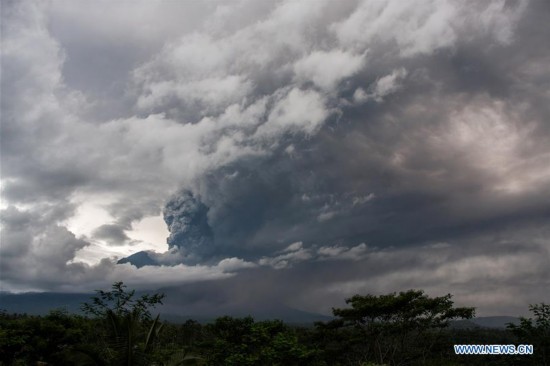 INDONESIA-BALI-MOUNT AGUNG-ERUPTION