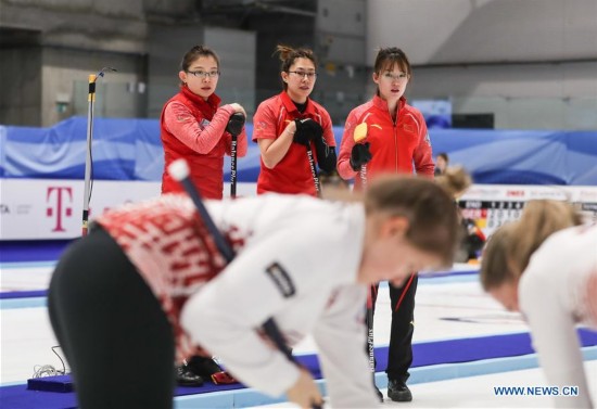 (SP)CZECH REPUBLIC-PILSEN-CURLING-OLYMPIC QUALIFICATION-WOMEN-CHINA VS LATVIA