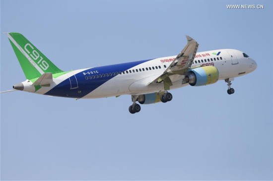 CHINA-SHANGHAI-C919-SECOND PLANE-TEST FLIGHT(CN)