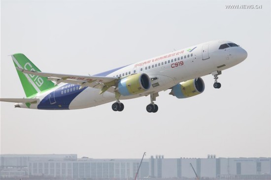 CHINA-SHANGHAI-C919-SECOND PLANE-TEST FLIGHT(CN)