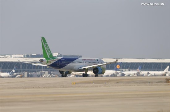 CHINA-SHANGHAI-C919-SECOND PLANE-TEST FLIGHT(CN)