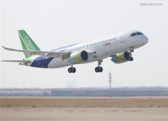 CHINA-SHANGHAI-C919-SECOND PLANE-TEST FLIGHT(CN)