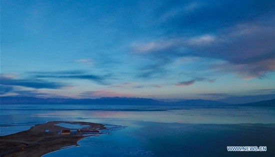 CHINA-QINGHAI-QINGHAI LAKE-WINTER SCENERY (CN)