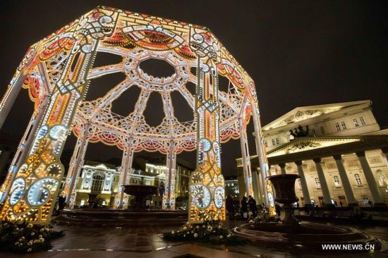 RUSSIA-MOSCOW-NEW YEAR-DECORATIONS