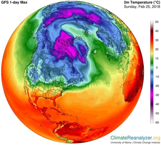 北极出现史上最高温2℃ 比往年高30度震惊科学