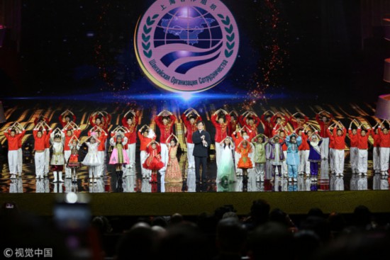 The first Shanghai Cooperation Organization (SCO) film festival opens in Qingdao, east China's Shandong Province, Wednesday, June 13, 2018. [Photo: VCG]