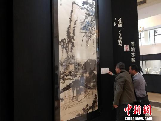 潘天寿罕见大尺幅作品亮相保利秋拍上海预展