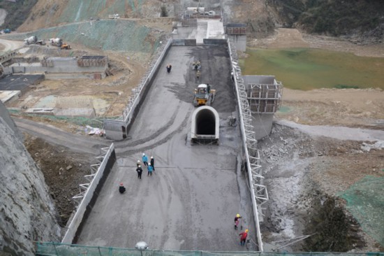 空寨水库施工现场