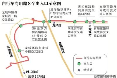 北京首條自行車專用路禁止騎電動自行車