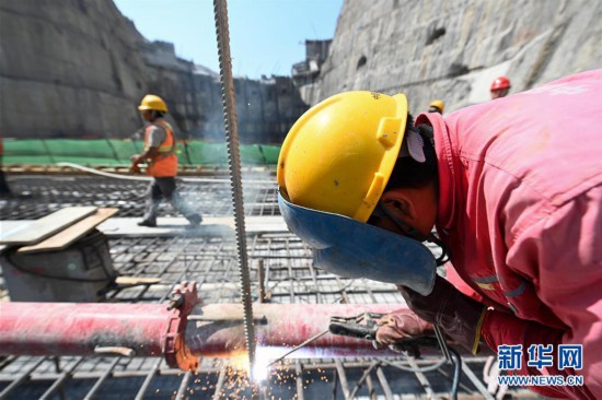 （壮丽70年·奋斗新时代）（8）乌东德水电站建设如火如荼