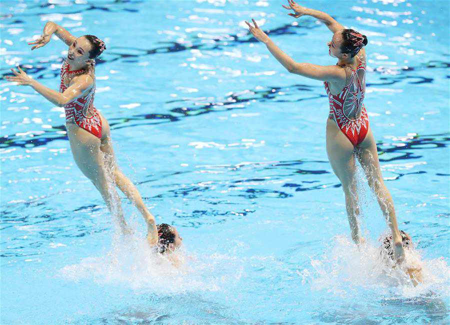 (SP)SOUTH KOREA-GWANGJU-FINA WORLD CHAMPIONSHIPS-ARTISTIC SWIMMING-WOMEN'S TEAM TECHNICAL FINAL