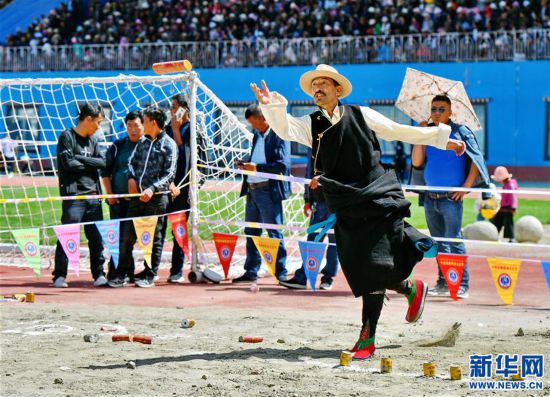 （体育）（1）西藏山南：农牧民赛场展风采