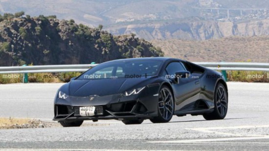 Huracán EVO新车型谍照