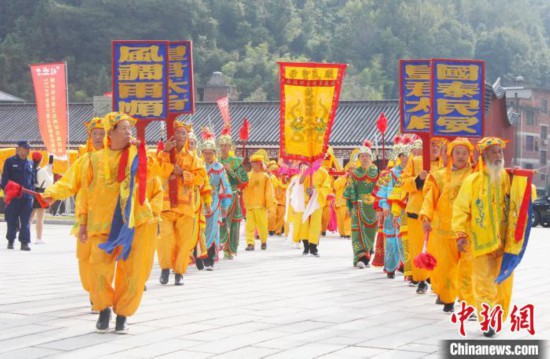 圖為恭送陳靖姑金身。　林榕生 攝