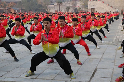 宋江武校习武大场面