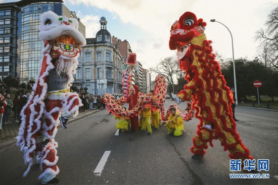 比利时举办欢乐春节农历新年庆祝活动