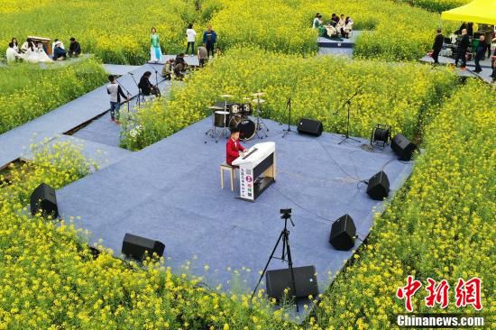 「中国で最も美しい村」で「花畑音楽会」開催　江西省