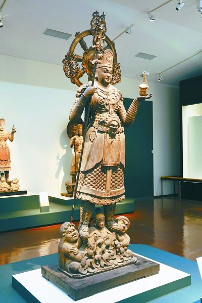 日本毗沙门天雕像与中国文化渊源--文化--人民网