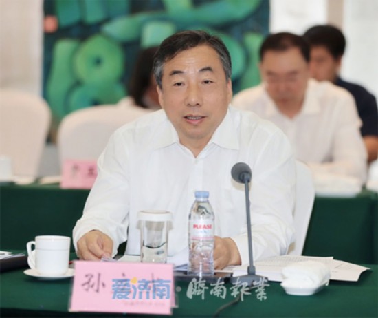 山东省委常委,济南市委书记孙立成,市委副书记,市长孙述涛,淄博市委