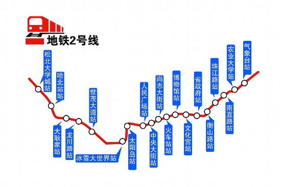 探营哈尔滨地铁2号线