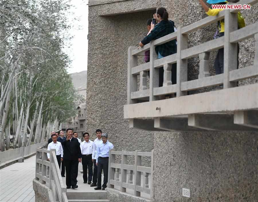 CHINA-GANSU-XI JINPING-INSPECTION (CN)