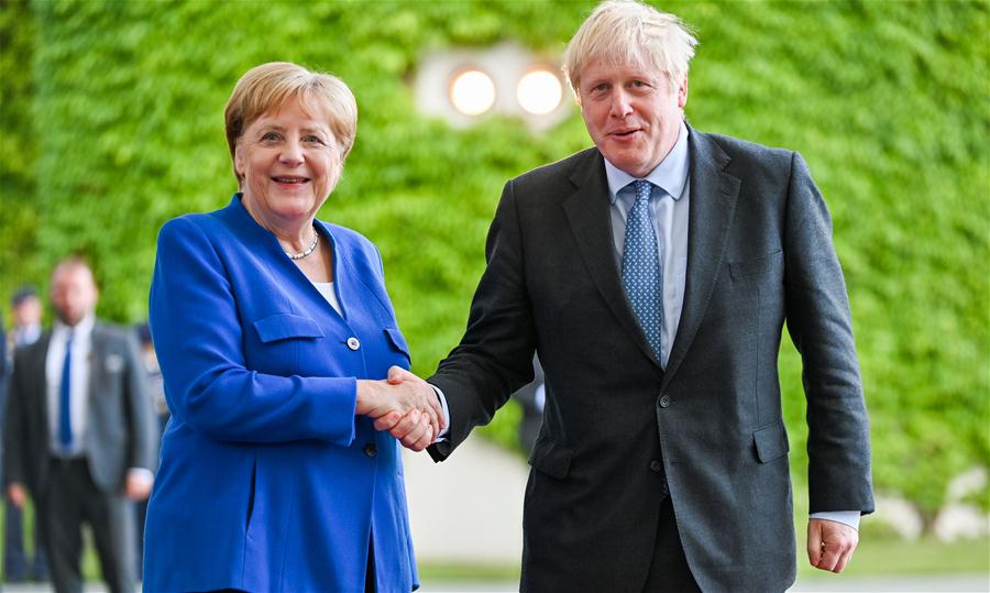 GERMANY-BERLIN-BRITAIN-BORIS JOHNSON-VISIT