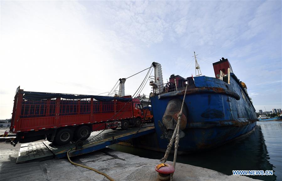 CHINA-HAINAN-TYPHOON-FERRY SERVICE-HALT (CN)