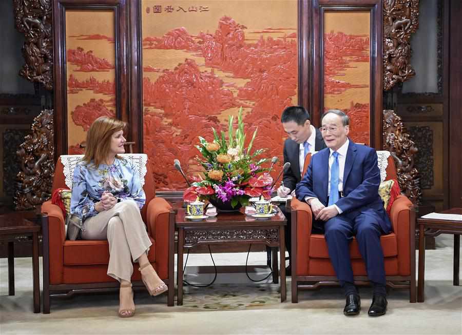 CHINA-BEIJING-WANG QISHAN-PERU-MEETING (CN)