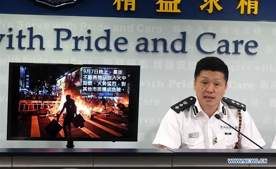 CHINA-HONG KONG-POLICE-PRESS CONFERENCE (CN)